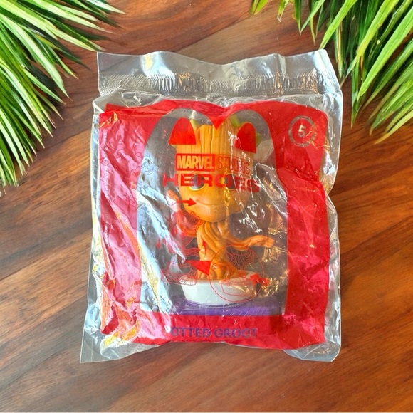 NEW 2020 McDonald’s Marvel Studios Heroes Happy Meal Toy – Potted Groot (#5) - Picture 1 of 5